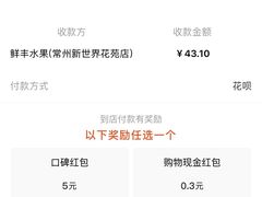 -鲜丰水果(九洲新世界花苑店)