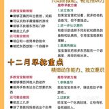 收藏，这里有一份详细的早教重点！
