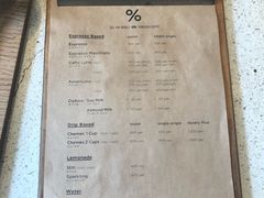 菜单-% Arabica(京都东山店)