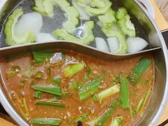 清汤沙茶双拼锅-鑫宝沙茶牛肉火锅(永泰店)