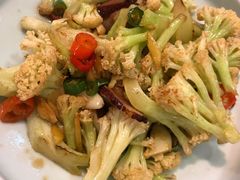 小炒有机菜花-小六汤包(万和城店)