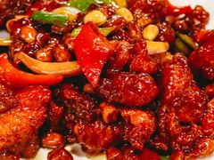 椒香虾仁爆鸡球-陈傻子餐厅(世纪都会店)