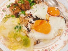 葱油鸡扒双蛋饭-香江姳苑粥饭(人民广场店)