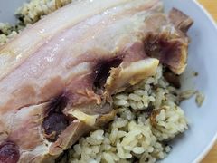 咸肉菜饭-谈灵农家柴爿菜饭