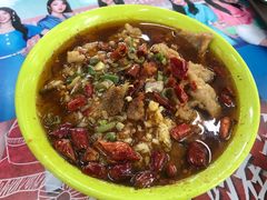 水煮肉片-北大学一食堂