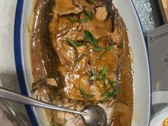 -海派美食·家宴海鲜青岛菜·石锅鲽鱼头(东方城店)
