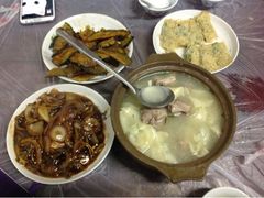 椒盐南瓜+馄饨老鸭+鳝糊+蝉衣包圆-老品芳