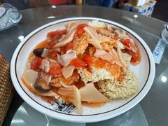 茄汁虾仁锅巴-广迎居老正兴菜馆