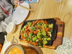 铁板黄牛肉-小镇大厨新概念复合中餐厅(万达广场大连高新店)