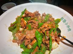 菜籽油炒超级小炒肉-老湘村·湖南土菜(天河维多利店)