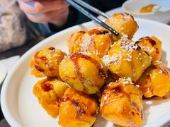干果糖霜冰川茄子-庐灶江南·江南菜·四合院Bistro(东直门雍和宫·原华侨宾馆店)