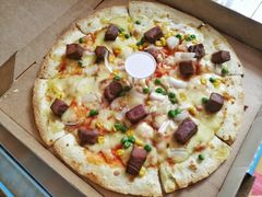 照烧牛肉双层薄脆披萨-必胜客(栖乐荟店)