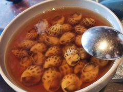 古越陈酿煮花螺-杭州西子湖四季酒店·金沙厅