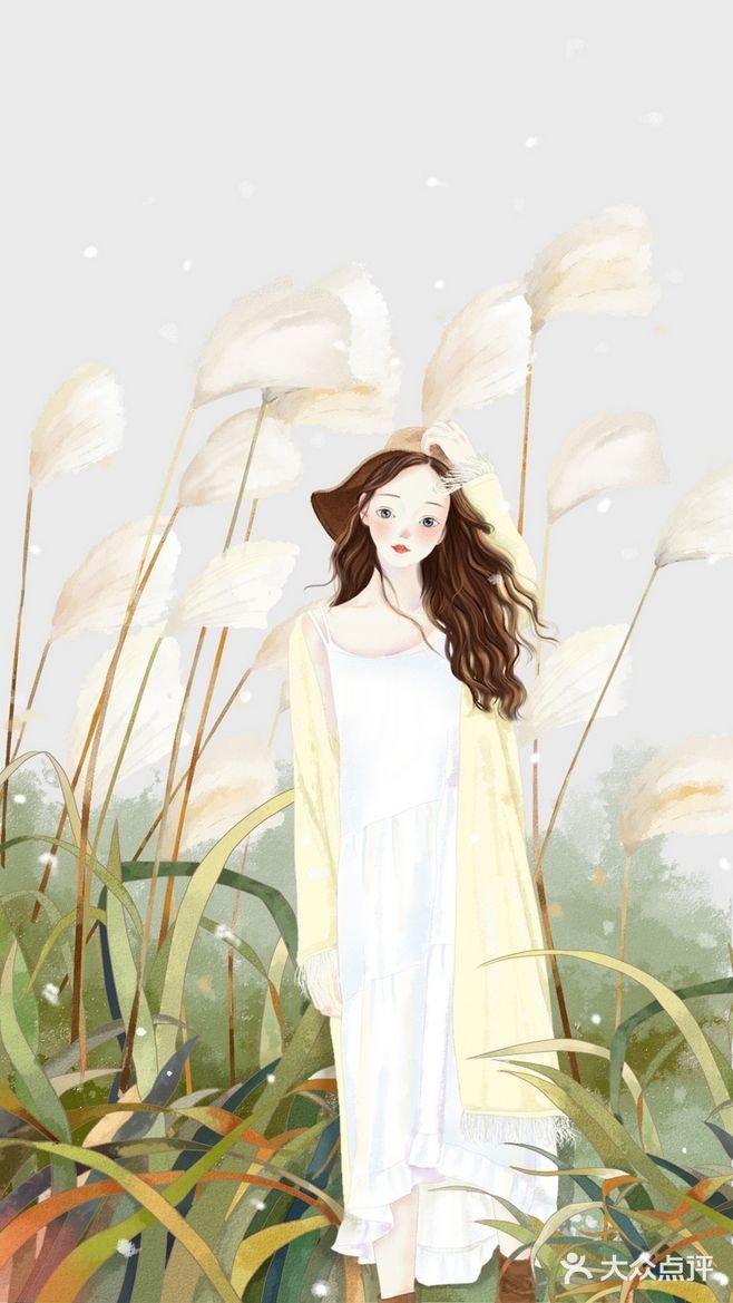 一起来人物画里感受春天吧~[加油]