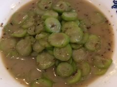 野葱花烩丝瓜-保定会馆(秀兰店)
