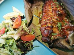 蕉叶柠檬烤清江鱼-中8楼风尚云南菜(颐堤港店)