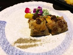 薄牛肉卷-羽山料理