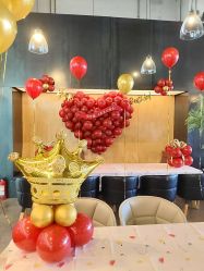 -宝宝百日宴周岁生日派对气球布置策划