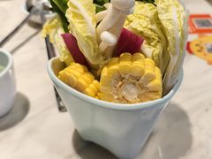 蔬菜拼盘-龙泉人椰子鸡.糟粕醋.海南菜(三亚旗舰店)