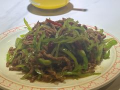 青椒肉丝-强氏喜阿婆粥饼店(鼓楼东街店)