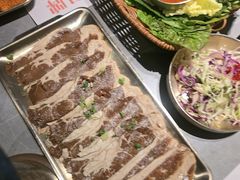 -草家酱蟹炭火烤肉店(珲春南路一店)