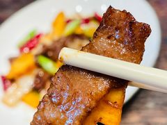 青蒜冬腌菜冬笋炒和牛-杭州君悦酒店·湖滨28中餐厅