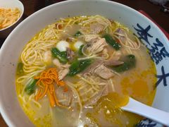 老母鸡汤虾仁面-李犟大爆鳝面·手工蟹黄包(湖滨西湖店)