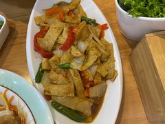 炒鱼饼-许妈妈餐厅烤肉烧烤家常菜(明润广场店)