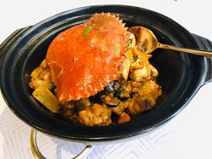 黄金膏蟹焗走地鸡-皇朝会.经典传统粤菜(外滩店)