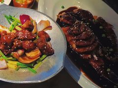 蒜香蜜汁排骨-绿茶餐厅(成都大悦城店)