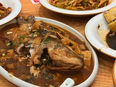 抱腌菜笋片鲈鱼-23号墙门菜(狮虎桥店)