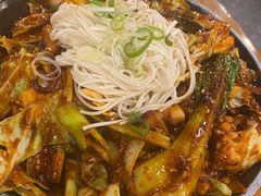 炒鱿鱼-姜虎东白丁韩国烤肉(吉利大厦店)
