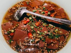 鸭血烧肥肠-绿茶餐厅(深圳龙华天虹购物中心店)