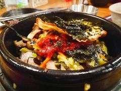 石锅拌饭-包装马车·韩国料理·포장마차