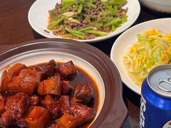 -阿峰饭店·本地土菜馆·农家土鸡煲·一品神仙鸡(报福店)