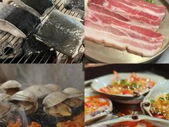 -围炉肉舍•炭烤活鳗•丹东海鲜烤肉(步行街店)
