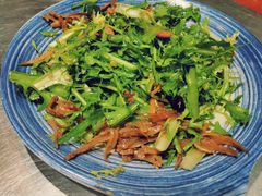 丁香鱼拌苦菊-大草原清真饭庄(沙河店)