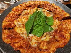 铁板章鱼五花肉-春熙台韩国料理·章鱼肥牛(西丽店)