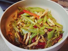 豆角丝炒肉拌转百刀-日上三甘(三里屯店)