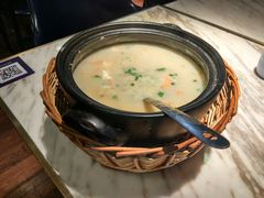 鲜虾干贝砂锅粥-肉神潮汕卤鹅