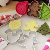 自制姜饼人饼干，很适合圣诞节的气氛！