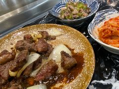 火焰菲力牛排-大成铁板烧•板前(复古餐厅石老人店)