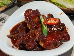 -草家酱蟹炭火烤肉店(珲春南路一店)