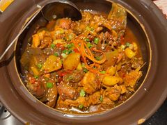 黄焖甲鱼鸡煲-聚味罗记大排檔·烧烤·鲜鱼杂·甲鱼煲(科学馆店)