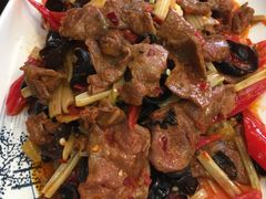 泡椒仔姜鲜牛肝-伊兰麒兰馨园·川菜·清真馆(339电视塔店)