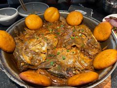 鱼锅饼子-五谷丰登农家院·地道胶东菜·海鲜烧烤(威海店)