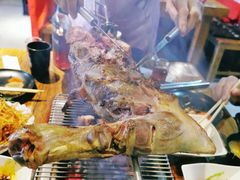 碳烤羊腿-海拉尔碳烤羊腿烤鸽子(吕营店)