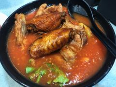 番茄浓汤鸡翅猪扒通粉-华嫂冰室(尖沙咀店)