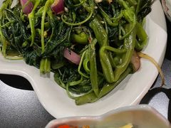 马拉盏炒通菜-大头虾越式风味餐厅(光明广场店)