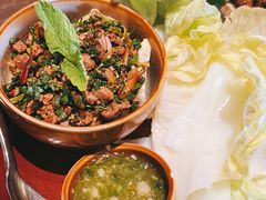 酸辣肉碎生菜包(牛/猪)-CHINCHIN 青青·泰国料理(万象食家店)